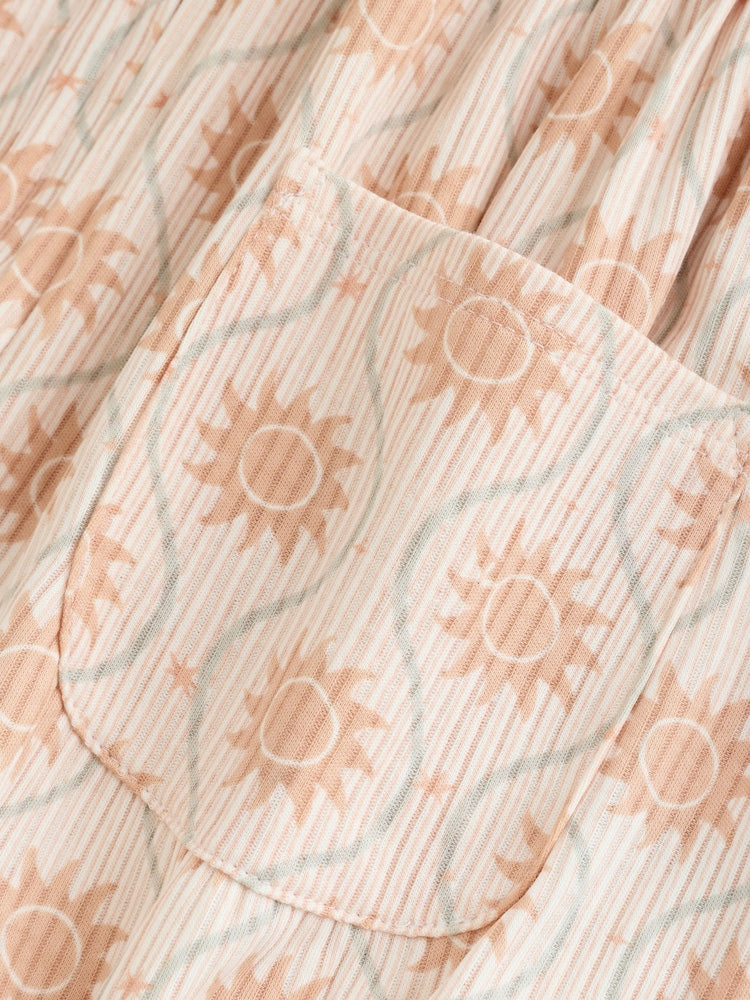 Orange Tonal Patterned