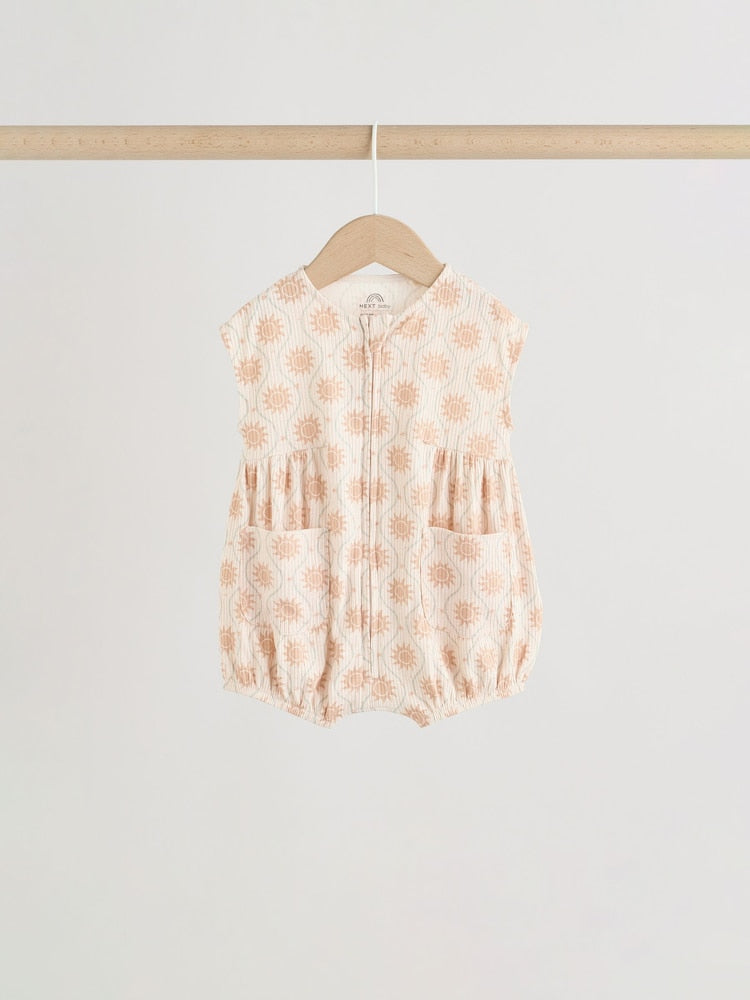 Orange Tonal Patterned