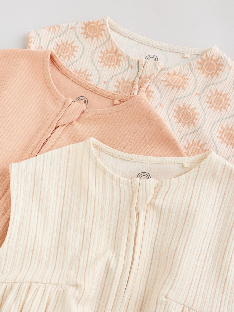 Orange Tonal Patterned