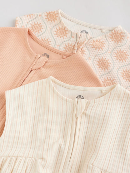 Orange Tonal Patterned