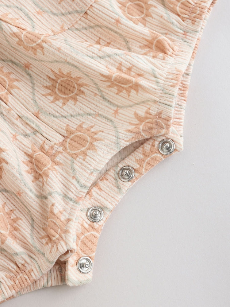 Orange Tonal Patterned