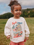 Cream Gingham Fruit Market Crew Neck Sweatshirt & Shorts Set (3mths-7yrs)