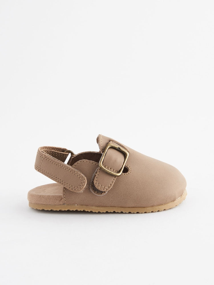 Neutral Touch Fastening Baby Clogs (0-2mths)