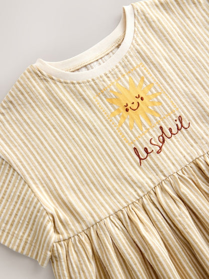 Neutral Essential Jersey Dress (3mths-7yrs)