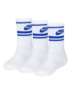 Nike Blue Infant Gripper Socks 3 Pack - Size 1-2 Years (80-92cm)