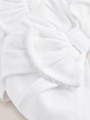 White Baby Turban 2 Pack (0-18mths) - Size 50cm (First Size)