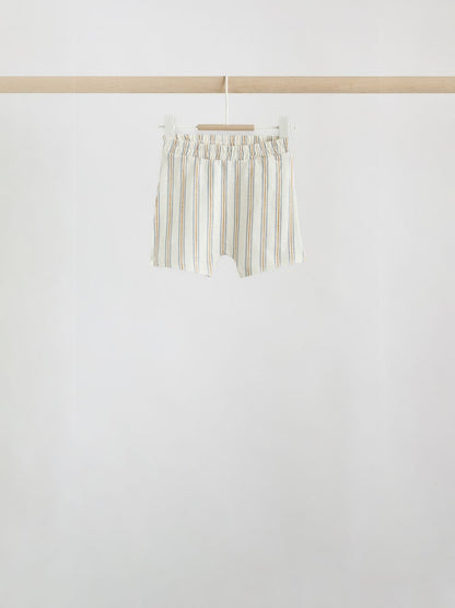 Grey/Blue Wave Print Tops and Shorts Baby Set 6 Piece (0mths-3yrs)