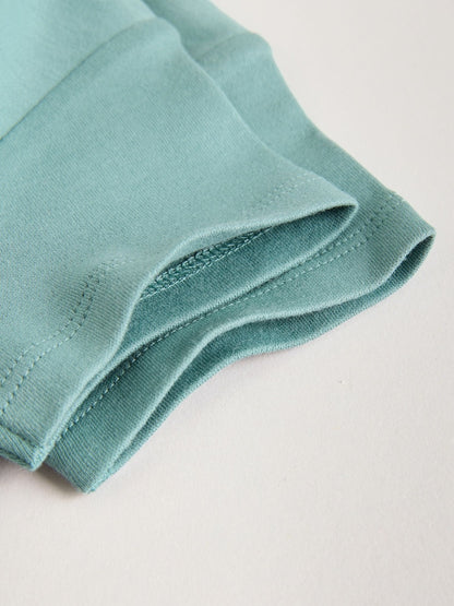 Green Two Way Zip Baby Rompers 3 Pack (0mths-3yrs)