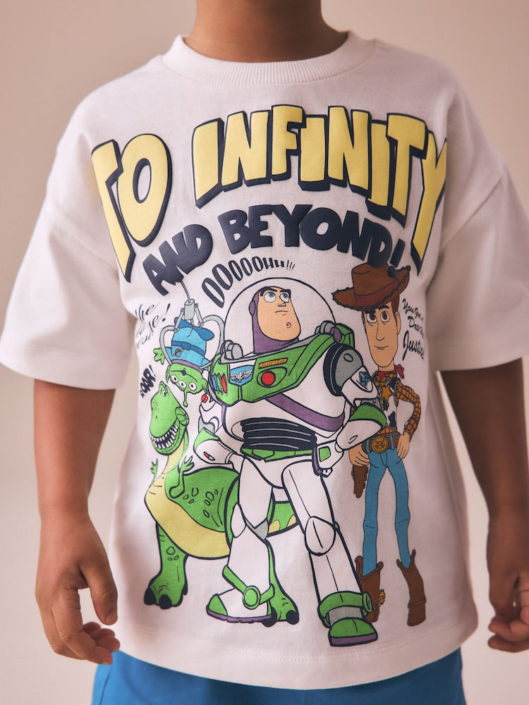 White Toy Story Short Sleeve T-Shirt (3mths-8yrs)