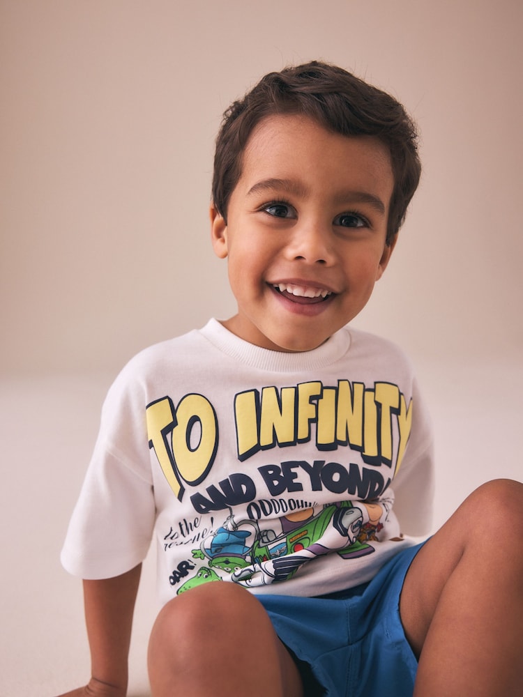 White Toy Story Short Sleeve T-Shirt (3mths-8yrs)