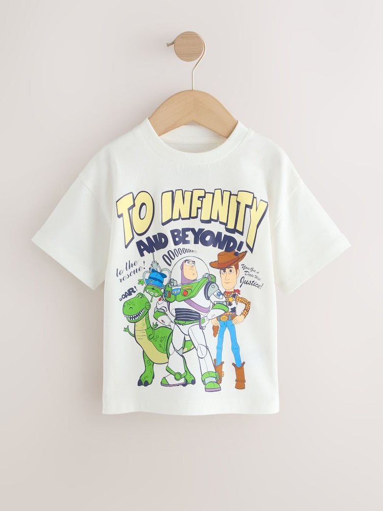 White Toy Story Short Sleeve T-Shirt (3mths-8yrs)
