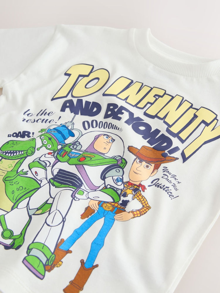 White Toy Story Short Sleeve T-Shirt (3mths-8yrs)