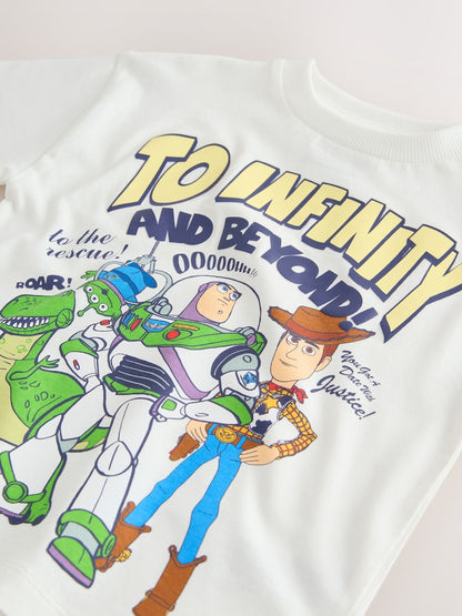 White Toy Story Short Sleeve T-Shirt (3mths-8yrs)