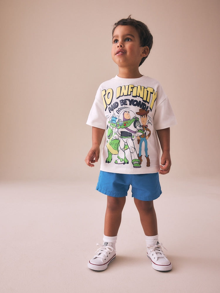 White Toy Story Short Sleeve T-Shirt (3mths-8yrs)