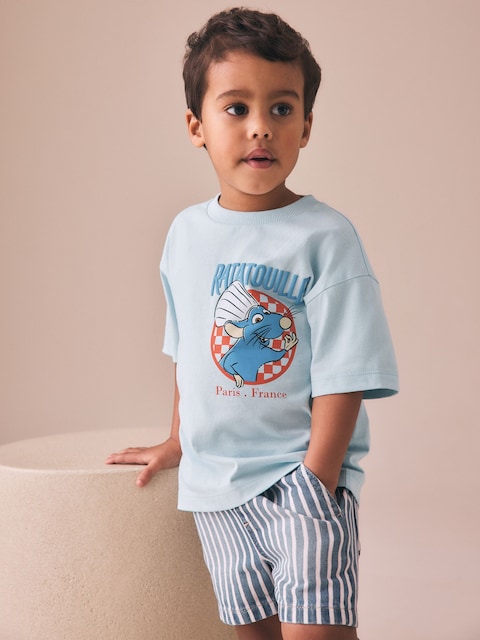 Blue Ratatouille T-Shirt (3mths-8yrs) - Size 3-6 Months (62-68cm)