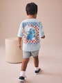 Blue Ratatouille T-Shirt (3mths-8yrs) - Size 3-6 Months (62-68cm)