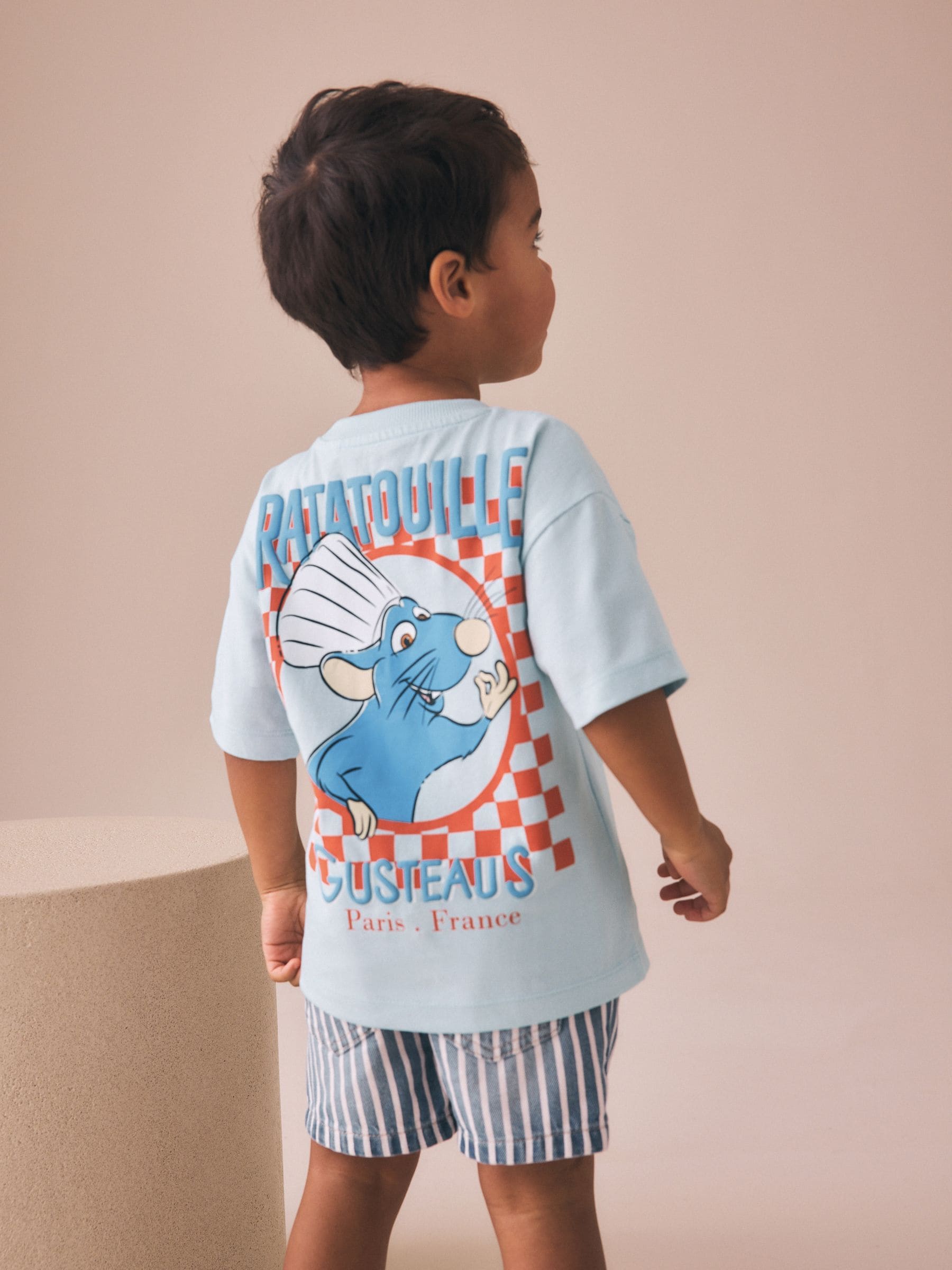 Blue Ratatouille T-Shirt (3mths-8yrs) - Size 3-6 Months (62-68cm) - Default 1