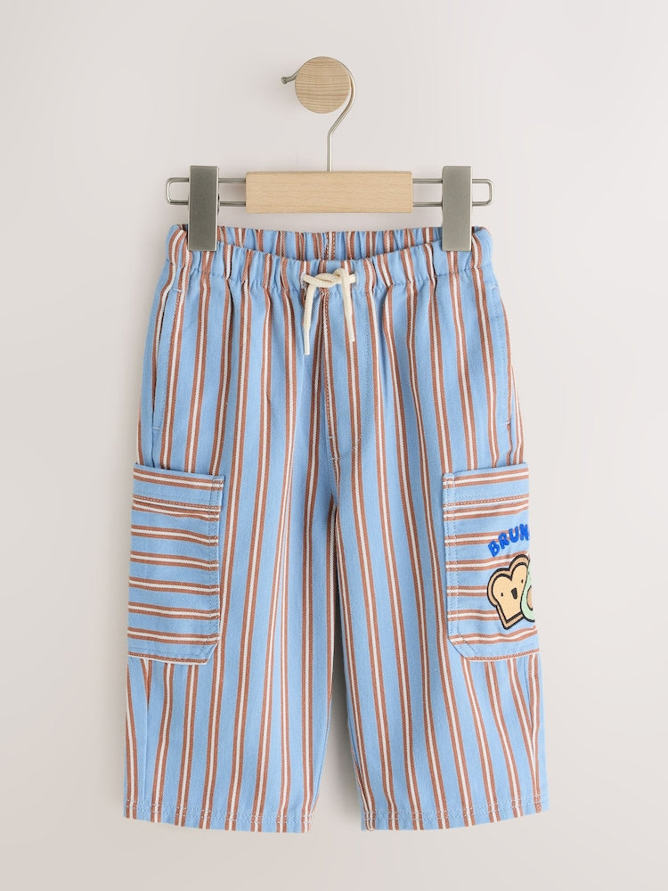 Blue/Rust Brunch Stripe