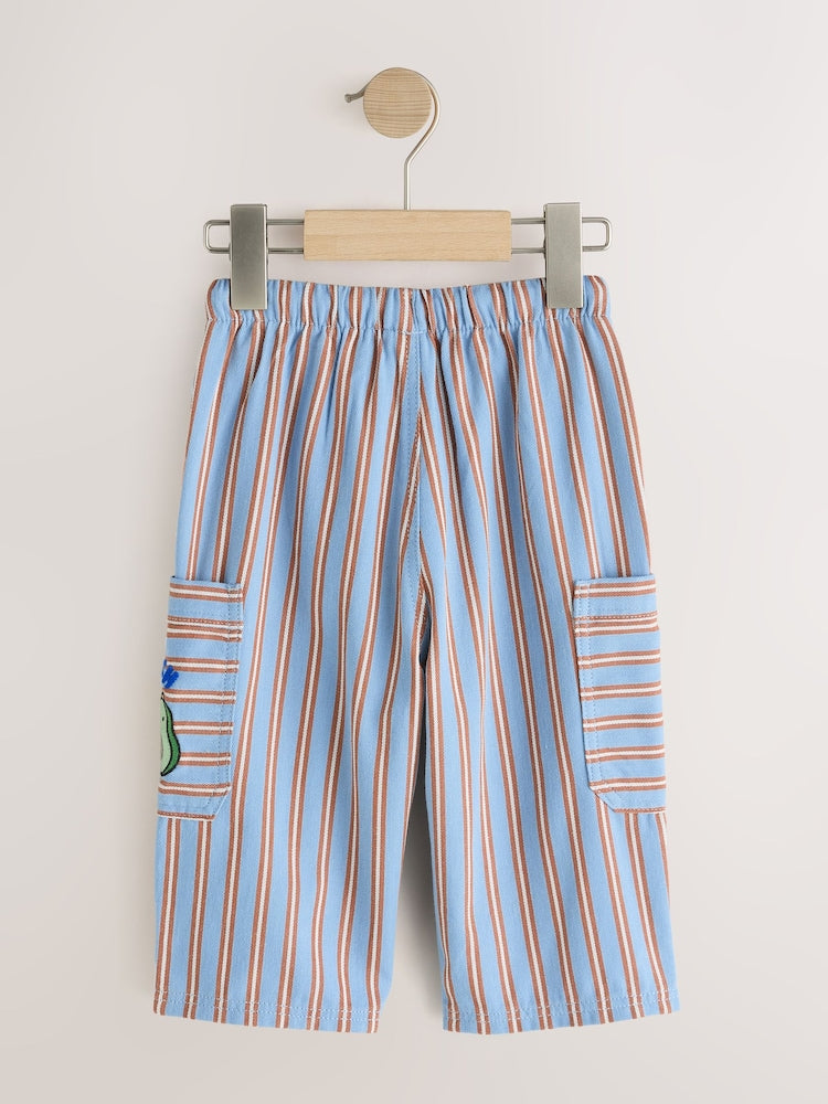 Blue/Rust Brunch Stripe