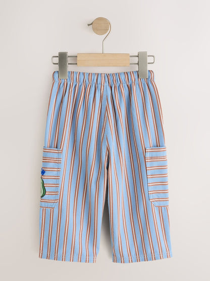 Blue/Rust Brunch Stripe