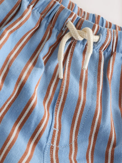 Blue/Rust Brunch Stripe