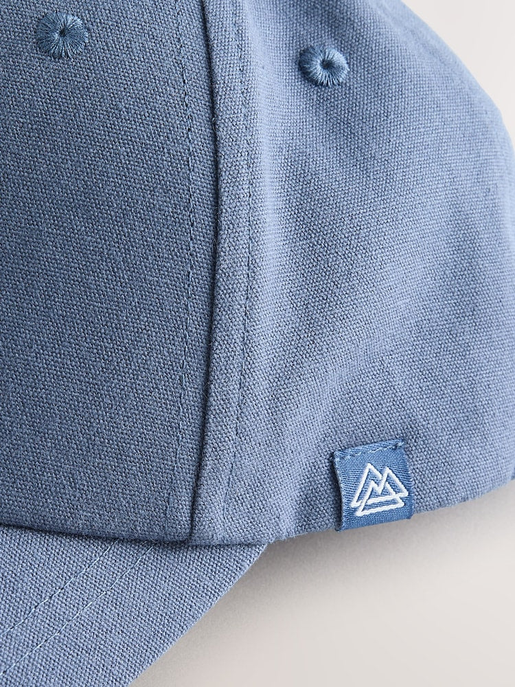 Air Force Blue Canvas Cotton Cap 1-16 Years (3mths-16yrs) - Size 3-9 Months (62-74cm)