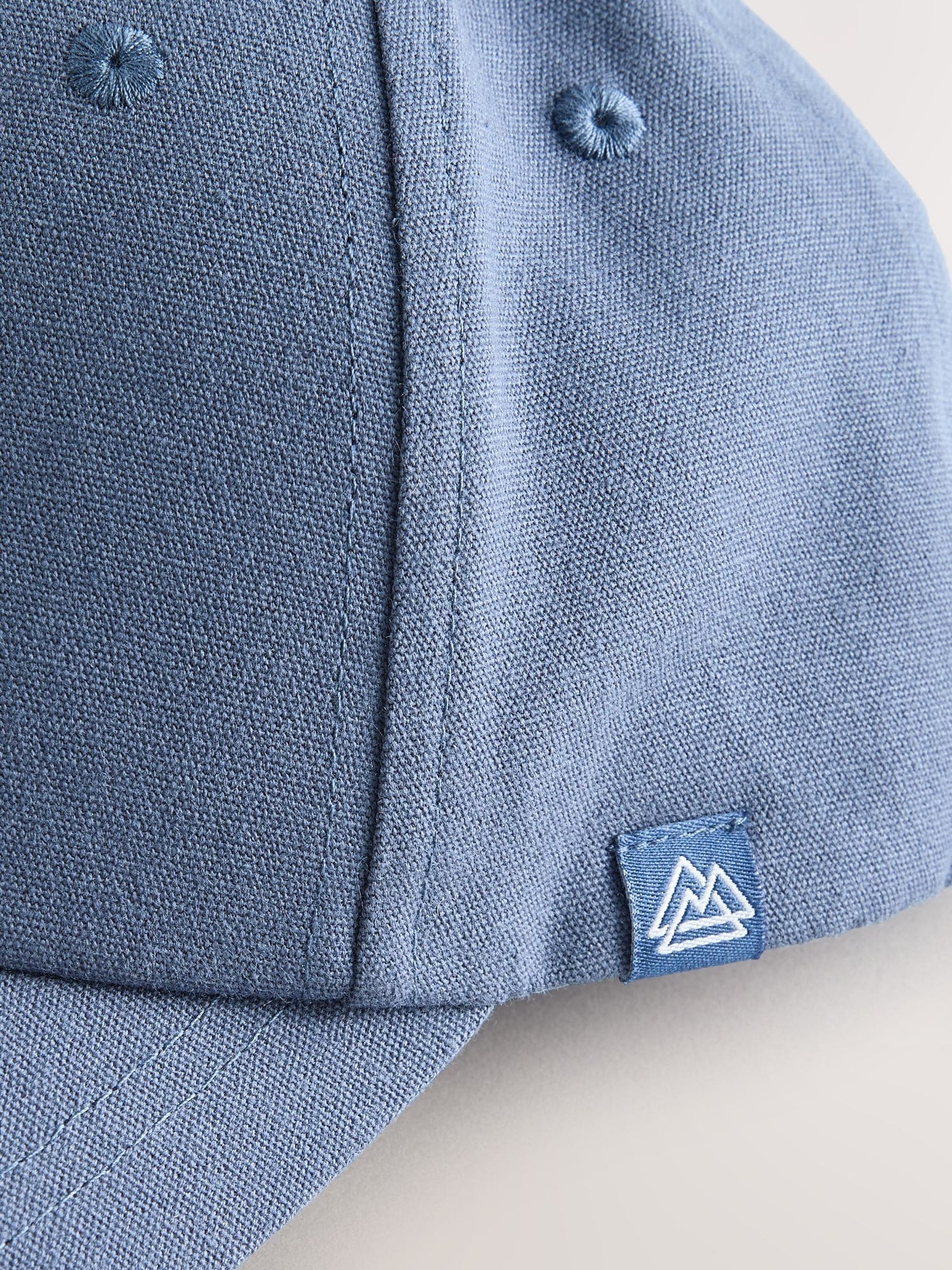 Air Force Blue Canvas Cotton Cap 1-16 Years (3mths-16yrs) - Size 3-9 Months (62-74cm)