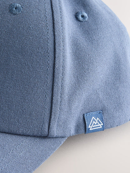 Air Force Blue Canvas Cotton Cap 1-16 Years (3mths-16yrs) - Size 3-9 Months (62-74cm)