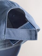 Air Force Blue Canvas Cotton Cap 1-16 Years (3mths-16yrs) - Size 3-9 Months (62-74cm)