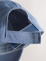 Air Force Blue Canvas Cotton Cap 1-16 Years (3mths-16yrs) - Size 3-9 Months (62-74cm)