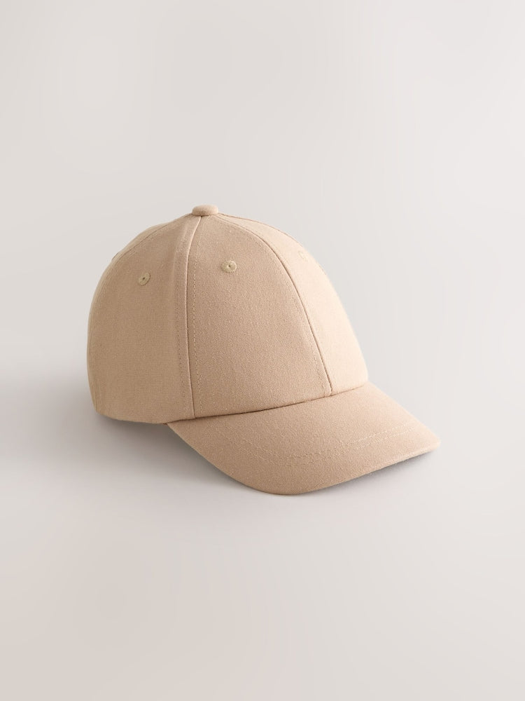 Cement Brown Canvas Cotton Cap 1-16 Years (3mths-16yrs)