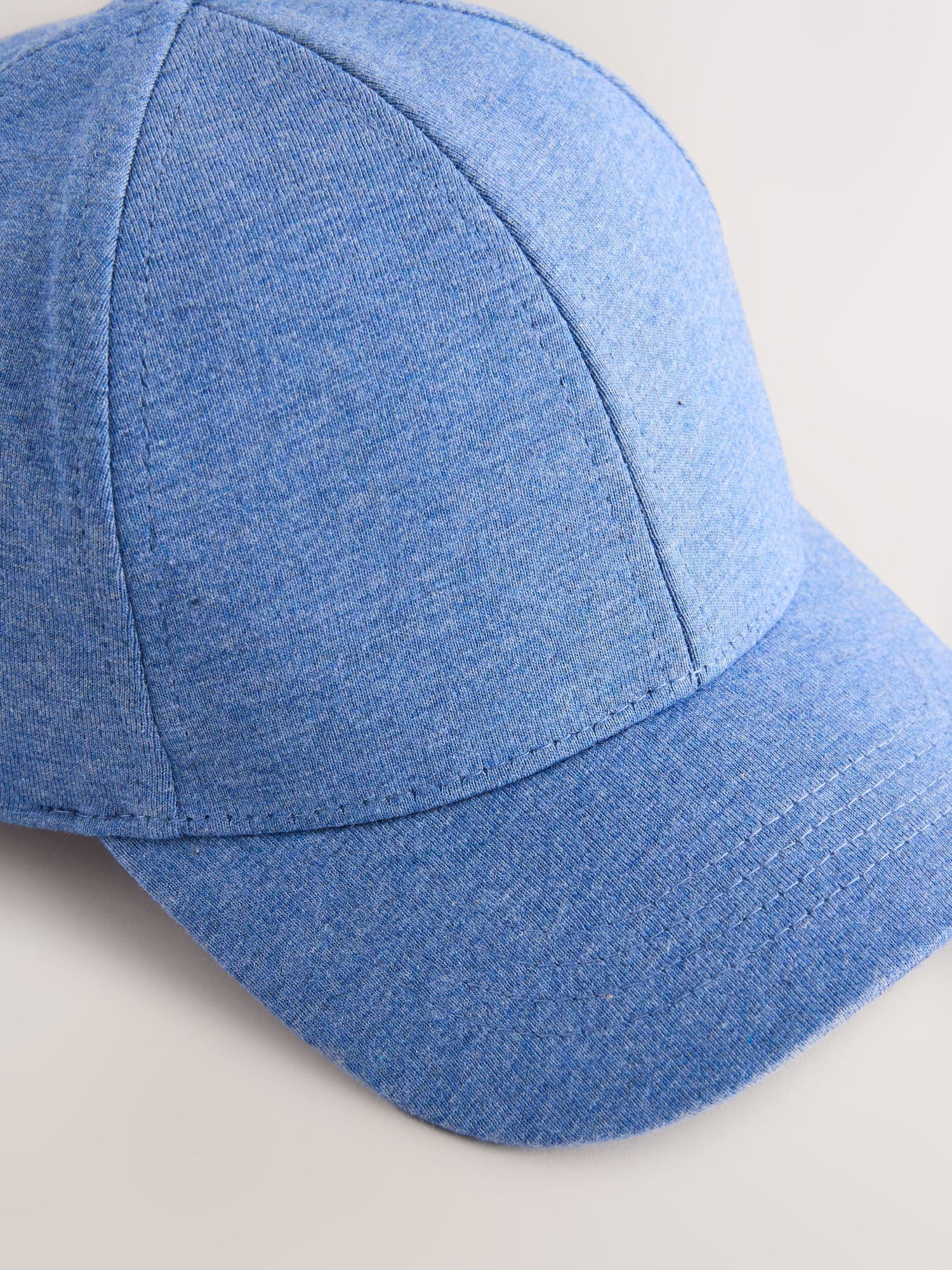 Pale Blue Jersey Marl Cap (3mths-13yrs) - Size 3-9 Months (62-74cm)