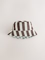 Grey/White Reversible Bucket Hat (3mths-16yrs) - Size 3-9 Months (62-74cm)