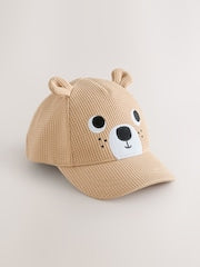 Stone Bear 3D Cap (3mths-10yrs) - Size 3-9 Months (62-74cm)