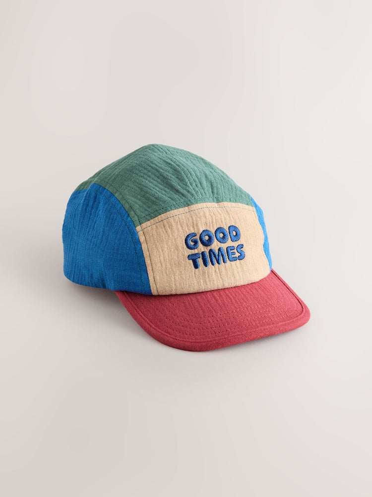 Multi Primary 5 Panel Cap (3mths-10yrs) - 12-18 Months (80-86cm)