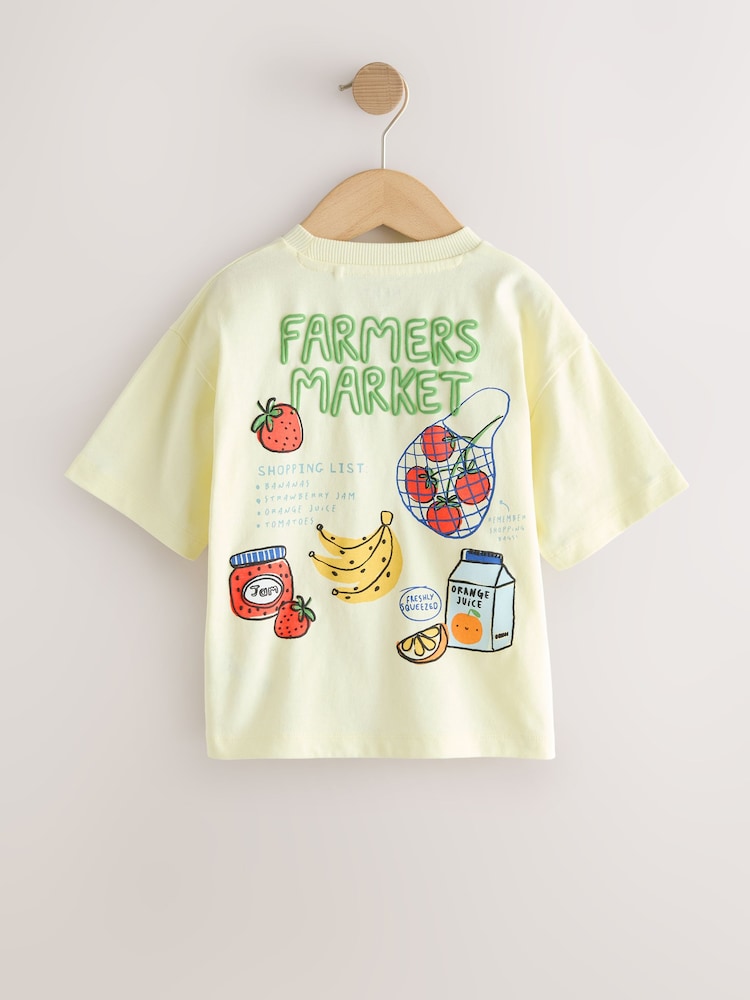 Light Yellow Farmers Market Oversized