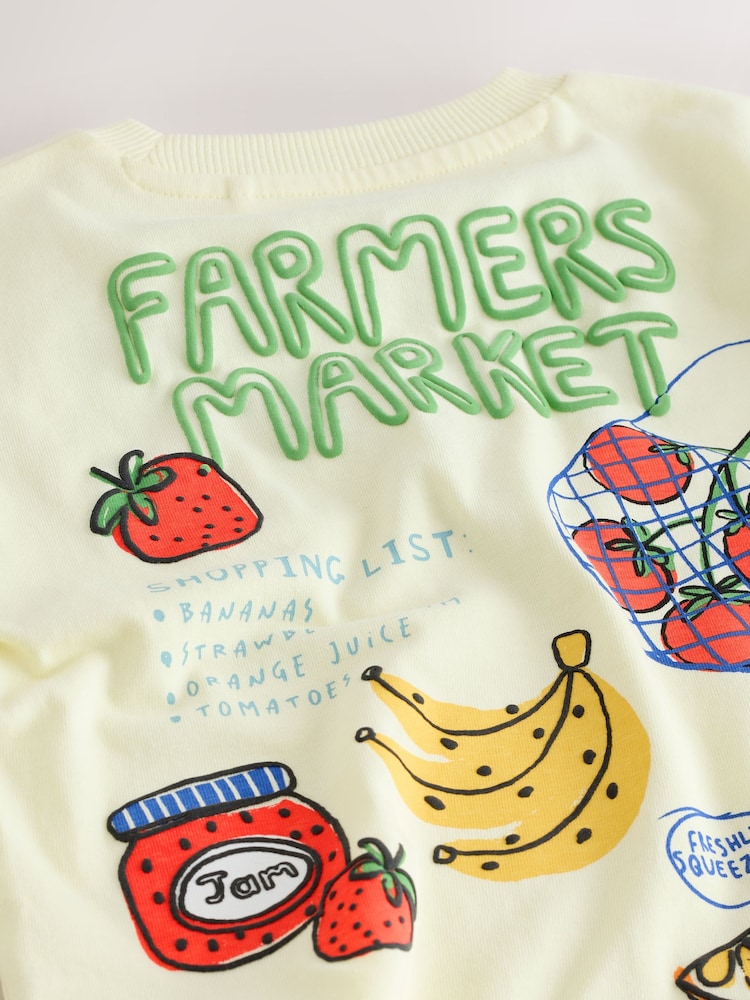 Light Yellow Farmers Market Oversized