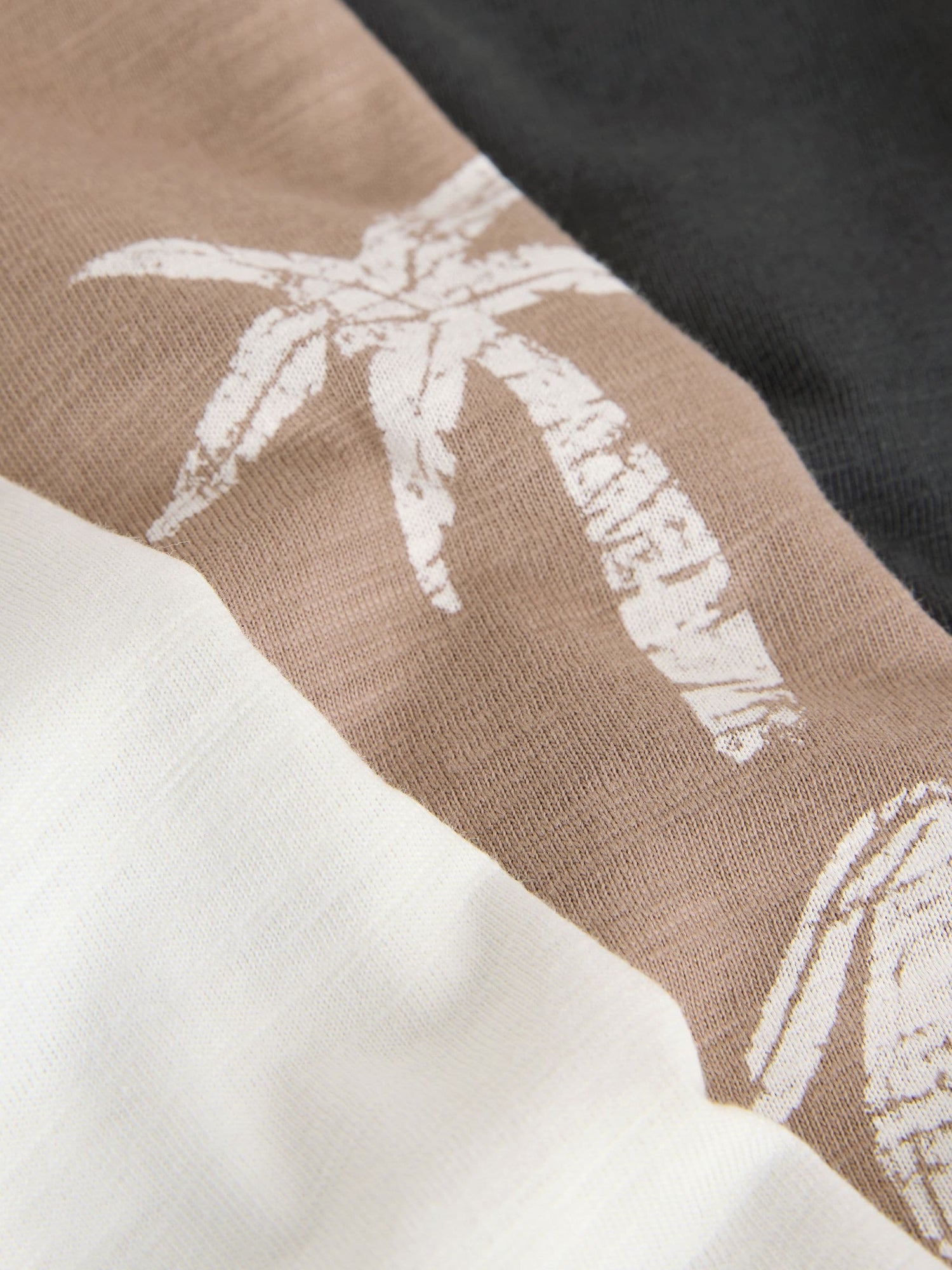 Black Palm Trees Graphic Vests 3 Pack (3mths-7yrs) - Size 3-6 Months (62-68cm)