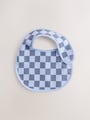 Blue Little Brother Baby Bibs 2 Pack - Size One