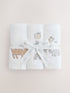 3 Pack Safari Animals Face Cloths - Size ONE