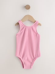Light Pink Crinkle Swimsuit (3mths-7yrs) - Size 3-6 Months (62-68cm)