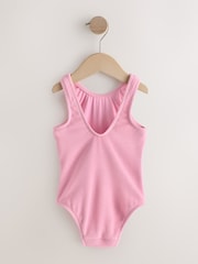 Light Pink Crinkle Swimsuit (3mths-7yrs) - Size 3-6 Months (62-68cm)