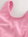 Light Pink Crinkle Swimsuit (3mths-7yrs) - Size 3-6 Months (62-68cm)