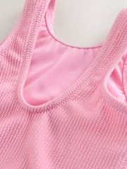 Light Pink Crinkle Swimsuit (3mths-7yrs) - Size 3-6 Months (62-68cm)
