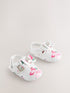 Baker by Ted Baker Baby Mule Clog Bow Padders Sandals - Floral / Up To 3 Months (50 - 62cm)