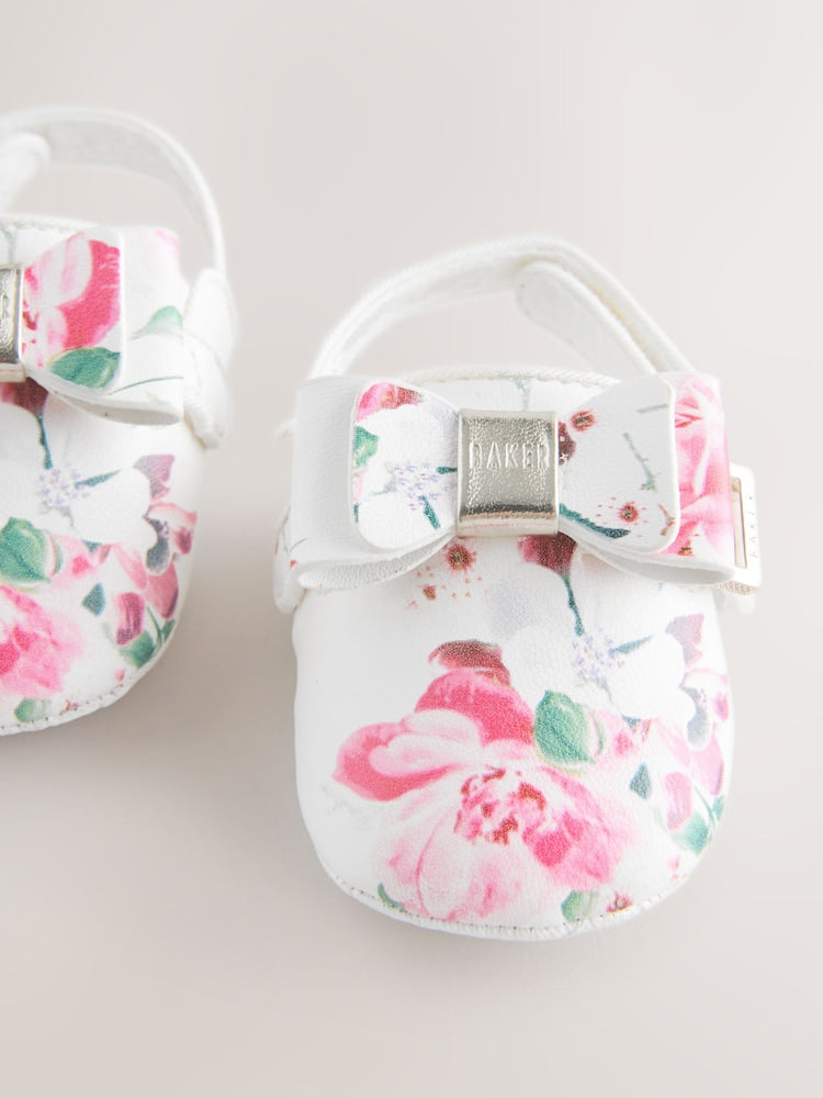 Baker by Ted Baker Baby Mule Clog Bow Padders Sandals