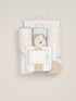 Rock-A-Bye Baby Boutique Blue Hooded Towels 3 Pack - Size One