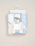 Rock-A-Bye Baby Boutique Blue Camo Hooded Towels 3 Pack - Size One
