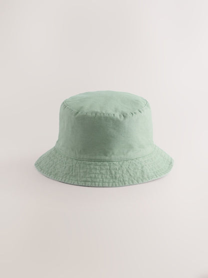 Blue/Neutral Reversible Bucket Hats 2 Pack