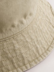 Blue/Neutral Reversible Bucket Hats 2 Pack - Size S-M